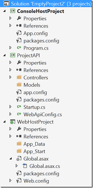 image Solution Explorer Empty Project 2