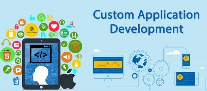 custom application development banner